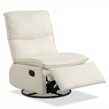 360° Swivel Recliner Chair with Rocking Motion and Footrest
