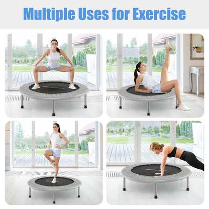 36-Inch Folding Mini Trampoline for Fitness & Recreation
