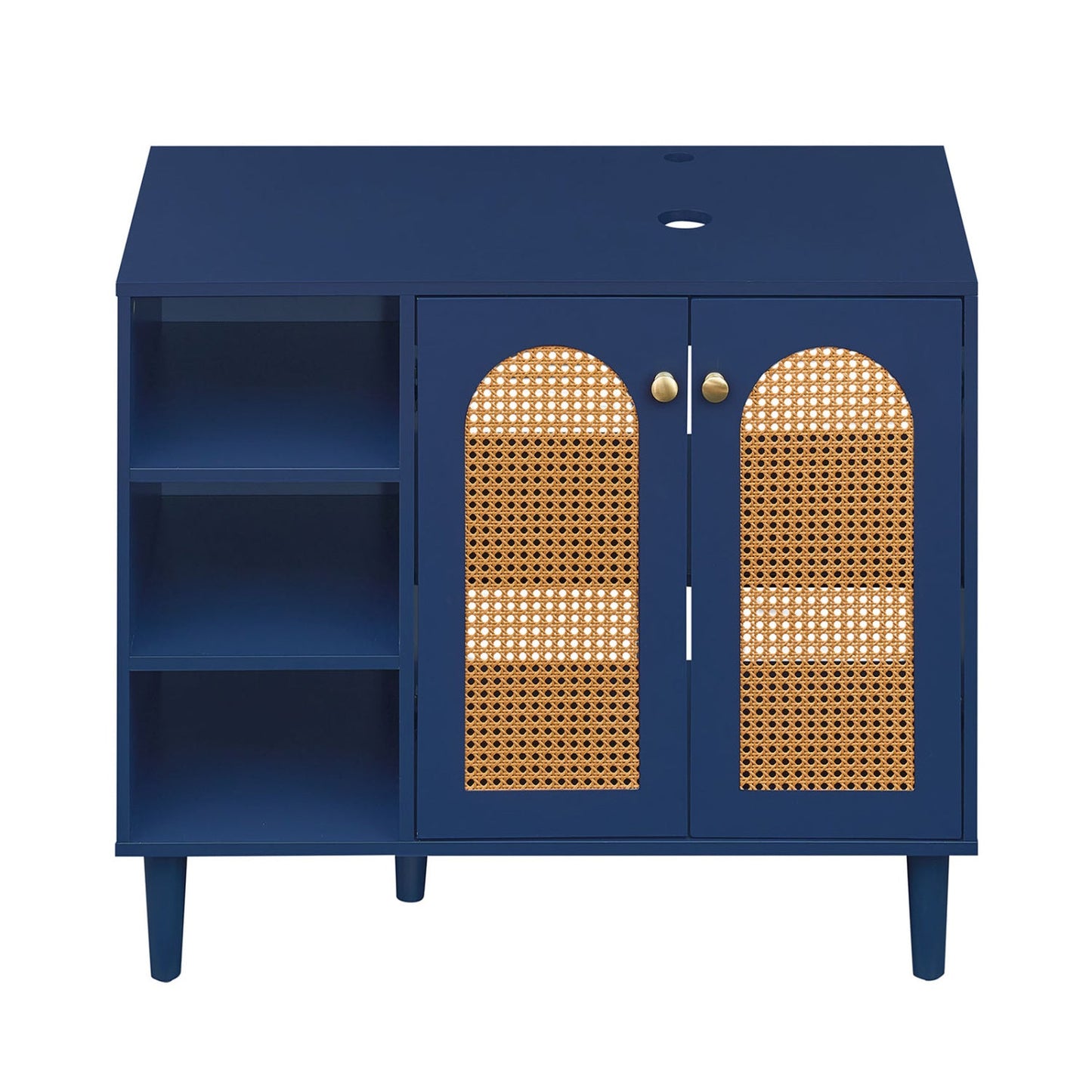 36 Inch Under Sink Cabinet Boho for Vessel Sinks and Single-Handle Faucets