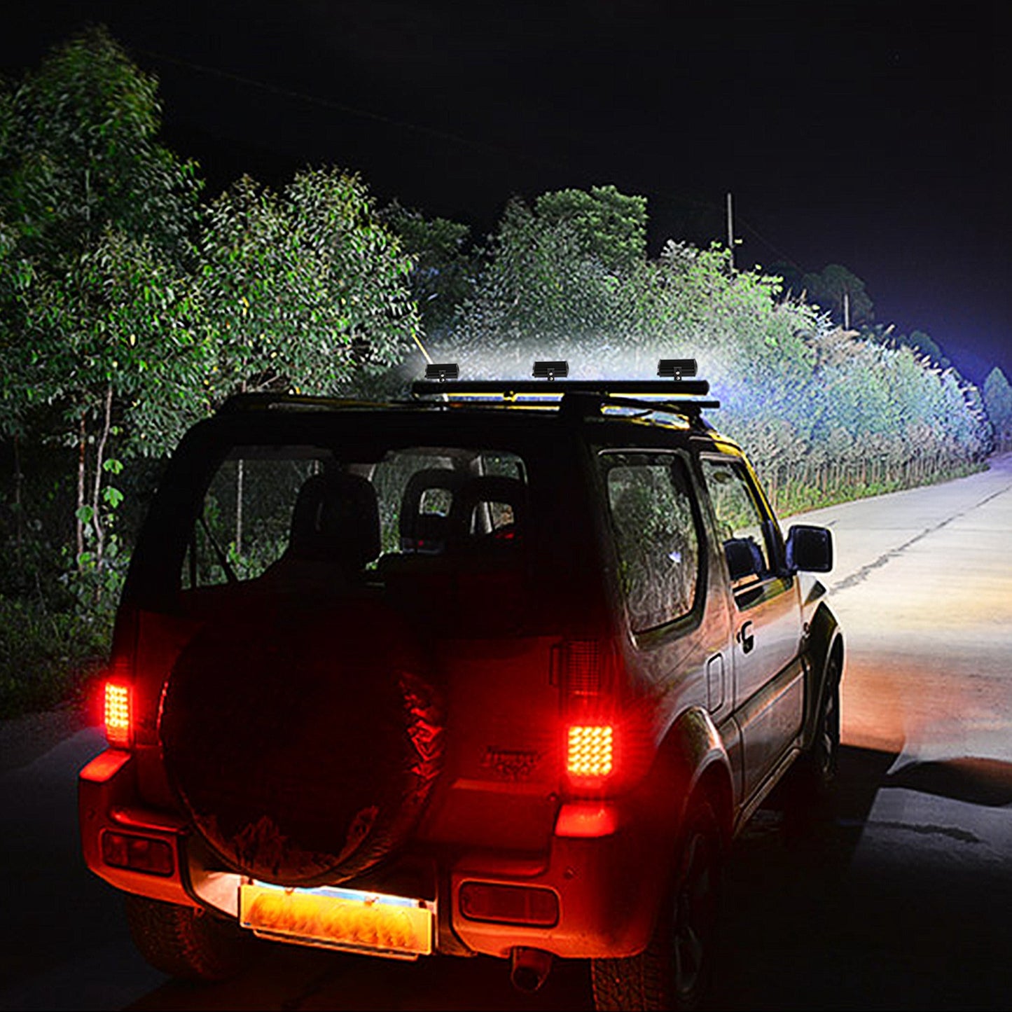 7" LED Light Bar 120W Offroad Driving Light Spot Flood Beam