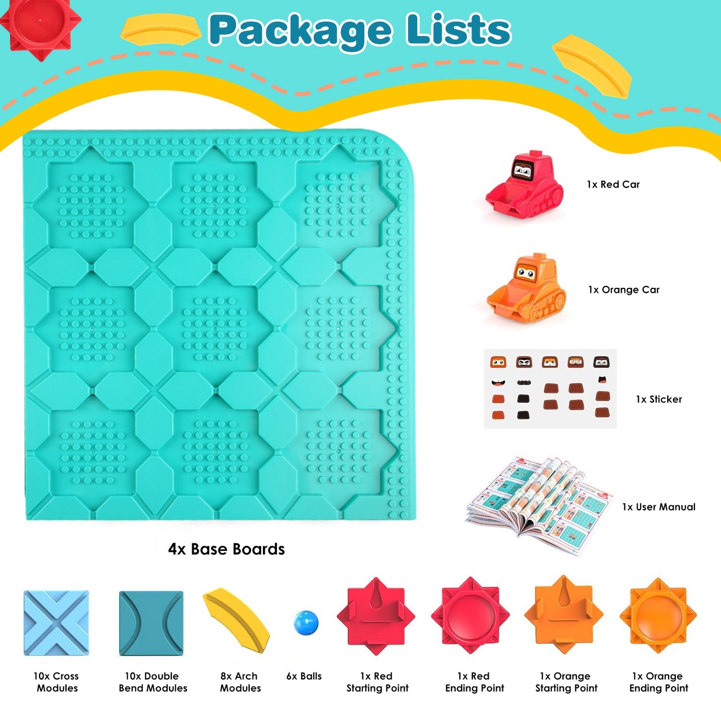 Logical Road Builder Puzzle Game for Kids Ages 3-8