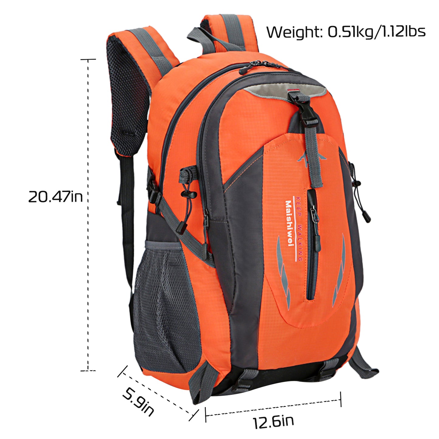 36L Waterproof Hiking Backpack with Ergonomic Design