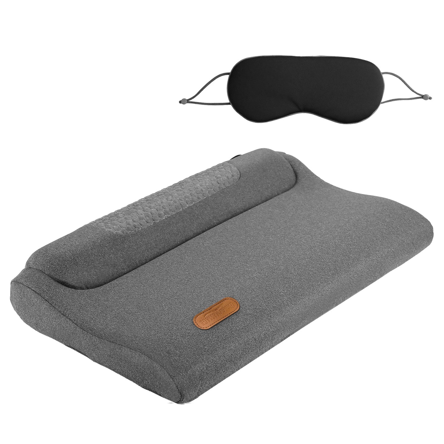 Neck Massager Pillow with Heat & Vibration Memory Foam