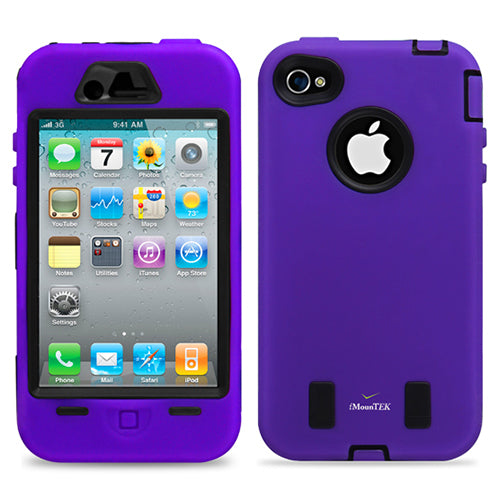 iPhone 4/4S Rugged Dual Layer Case with Screen Protector