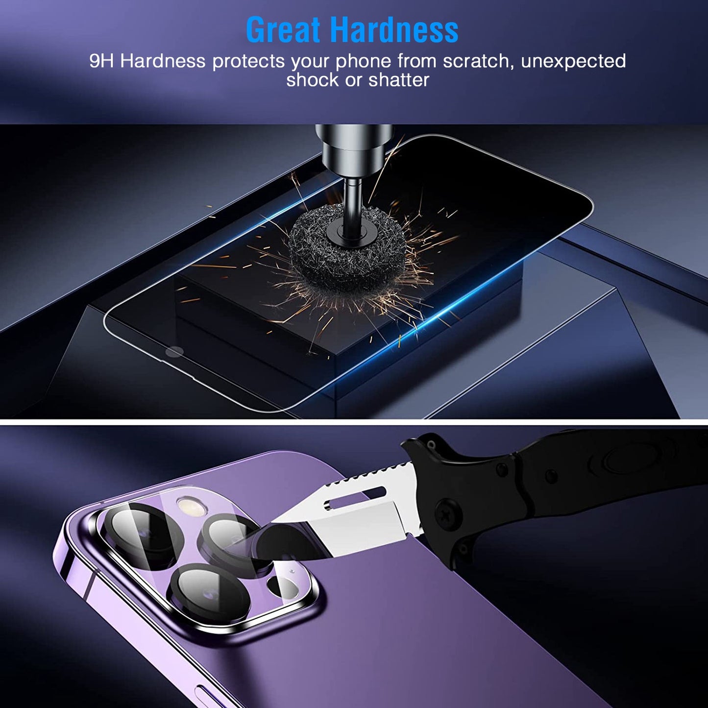 Camera Lens Protector for iPhone - 2 Pack Tempered Glass