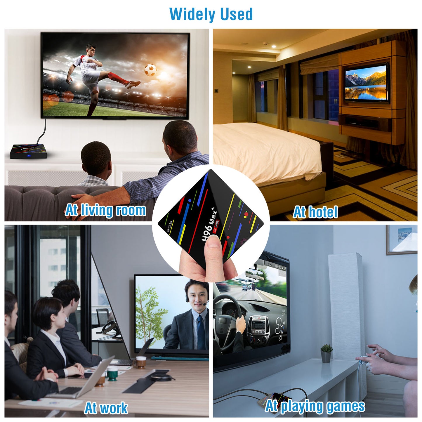 Android TV Box 4K Streaming Media Player with 4GB RAM
