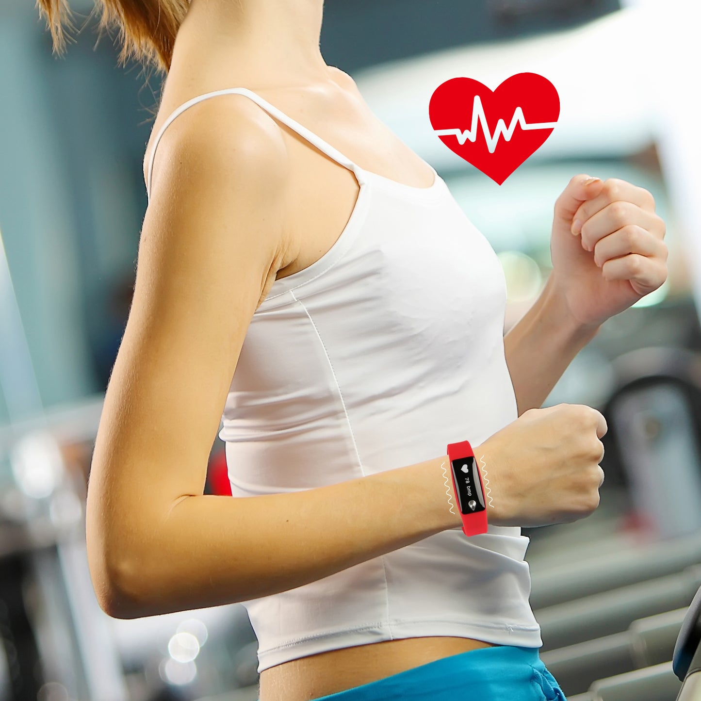 Fitness Tracker with Heart Rate Monitor and Sleep Tracking