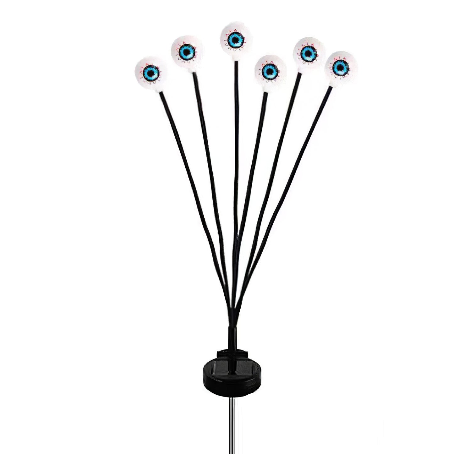 Solar Scary Eyeballs Halloween Path Lights - 12 LED Swaying