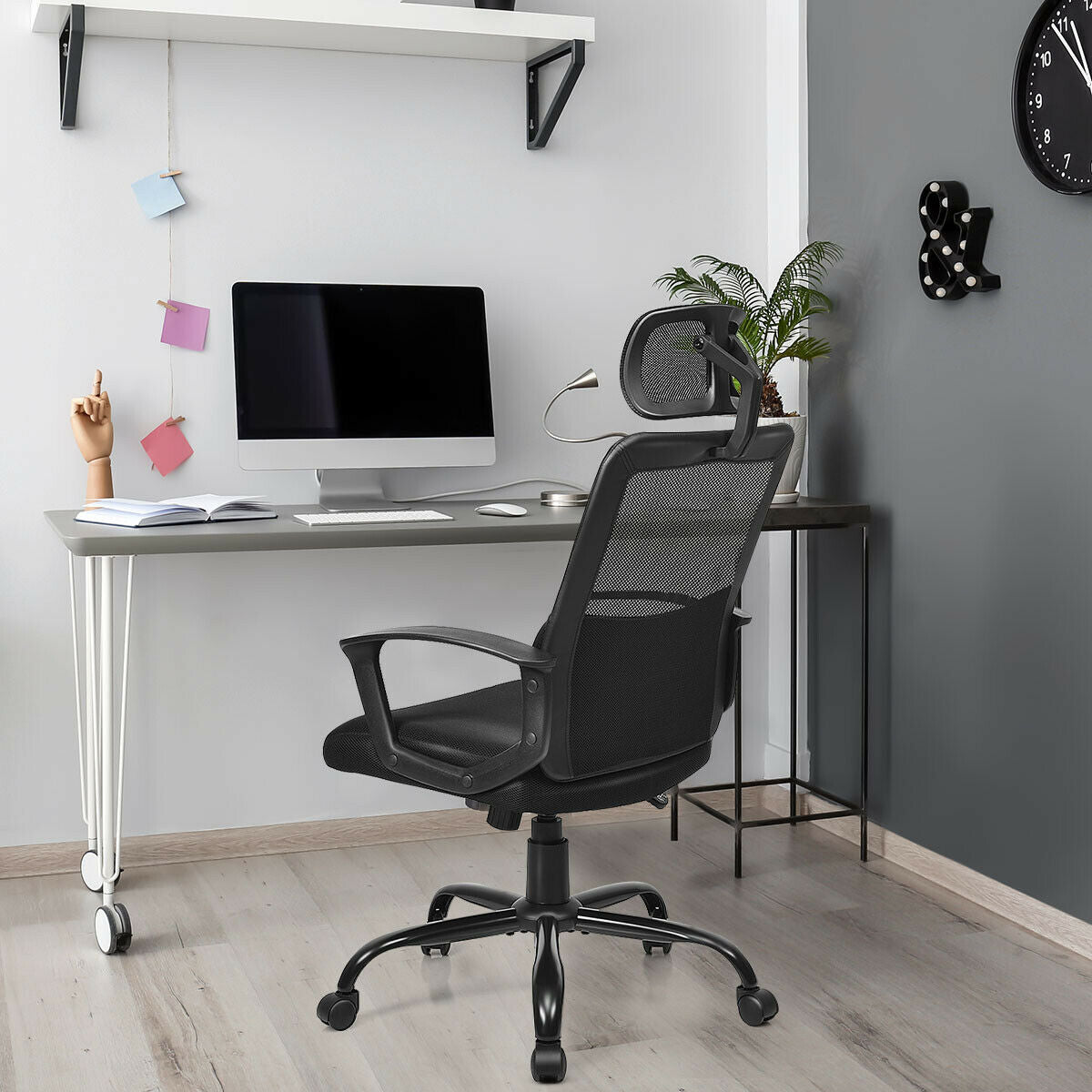 High Back Ergonomic Mesh Office Chair with Adjustable Height