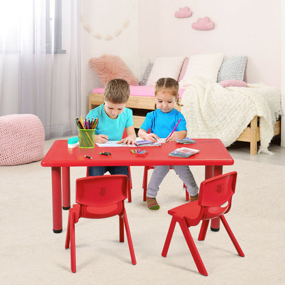 Kids Rectangular Plastic Activity Table for Learning & Play