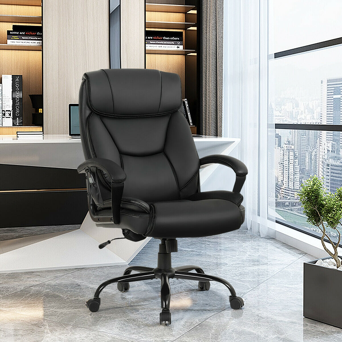Big & Tall Executive Office Chair with 6-Point Massage