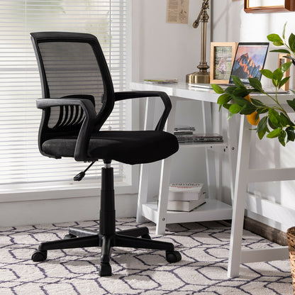 Mid-Back Mesh Office Chair with Lumbar Support