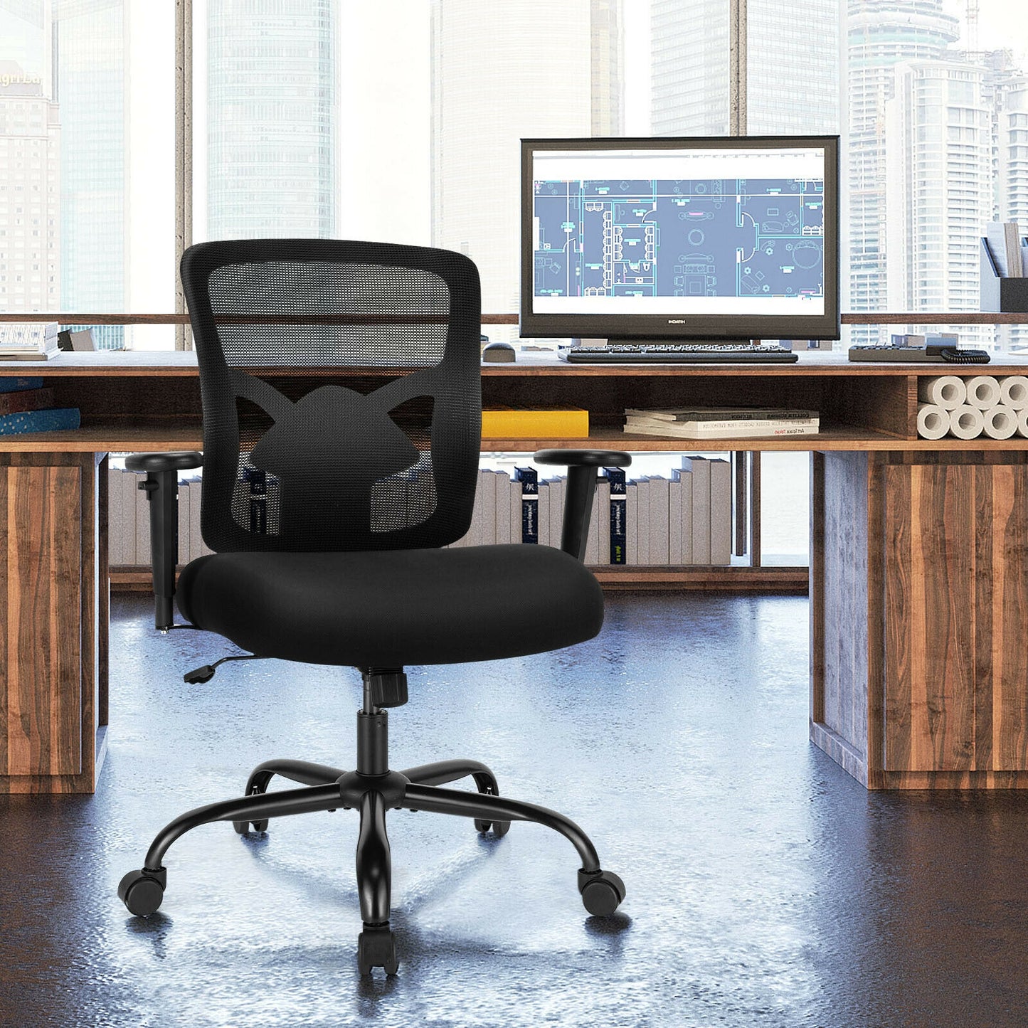 Big and Tall Office Chair with 400 LBS Capacity