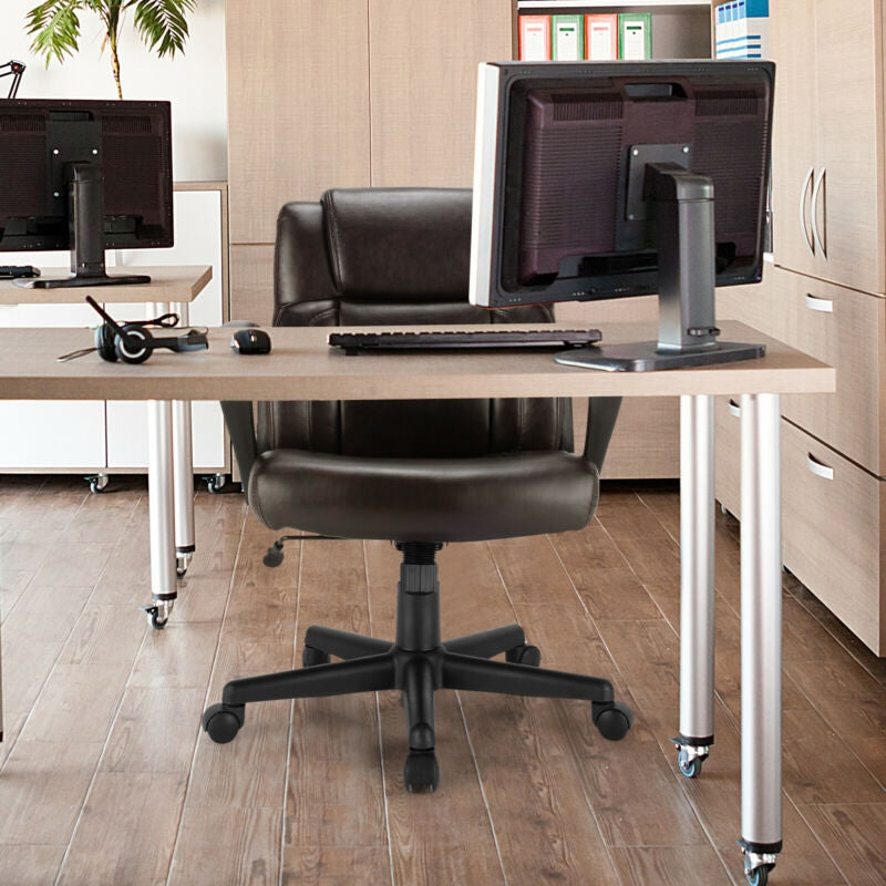 Executive Office Chair with Adjustable Height & Armrests