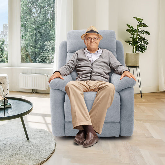 Power Lift Recliner Chair with Remote Control and Side Pocket