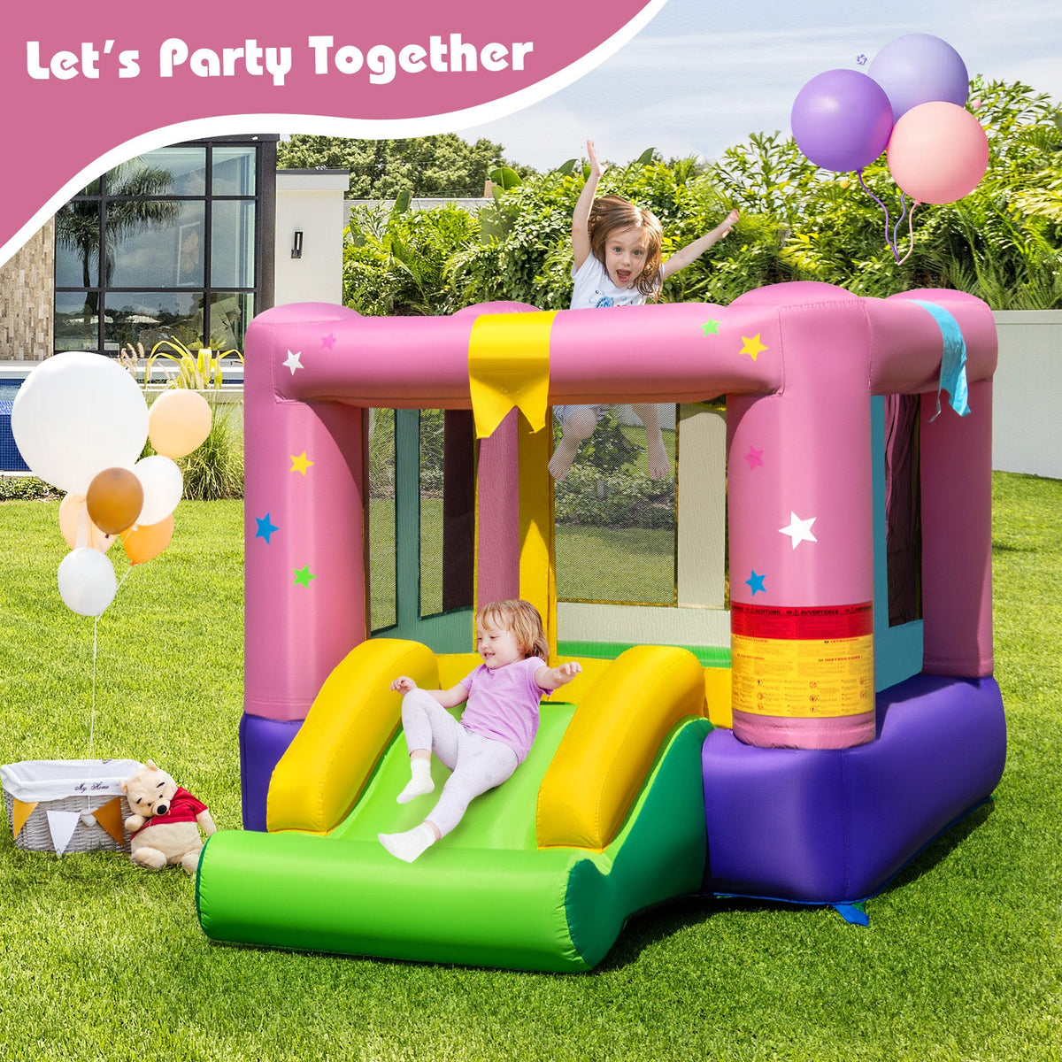 Inflatable Bounce House with Jumping Area for Indoor Outdoor Party