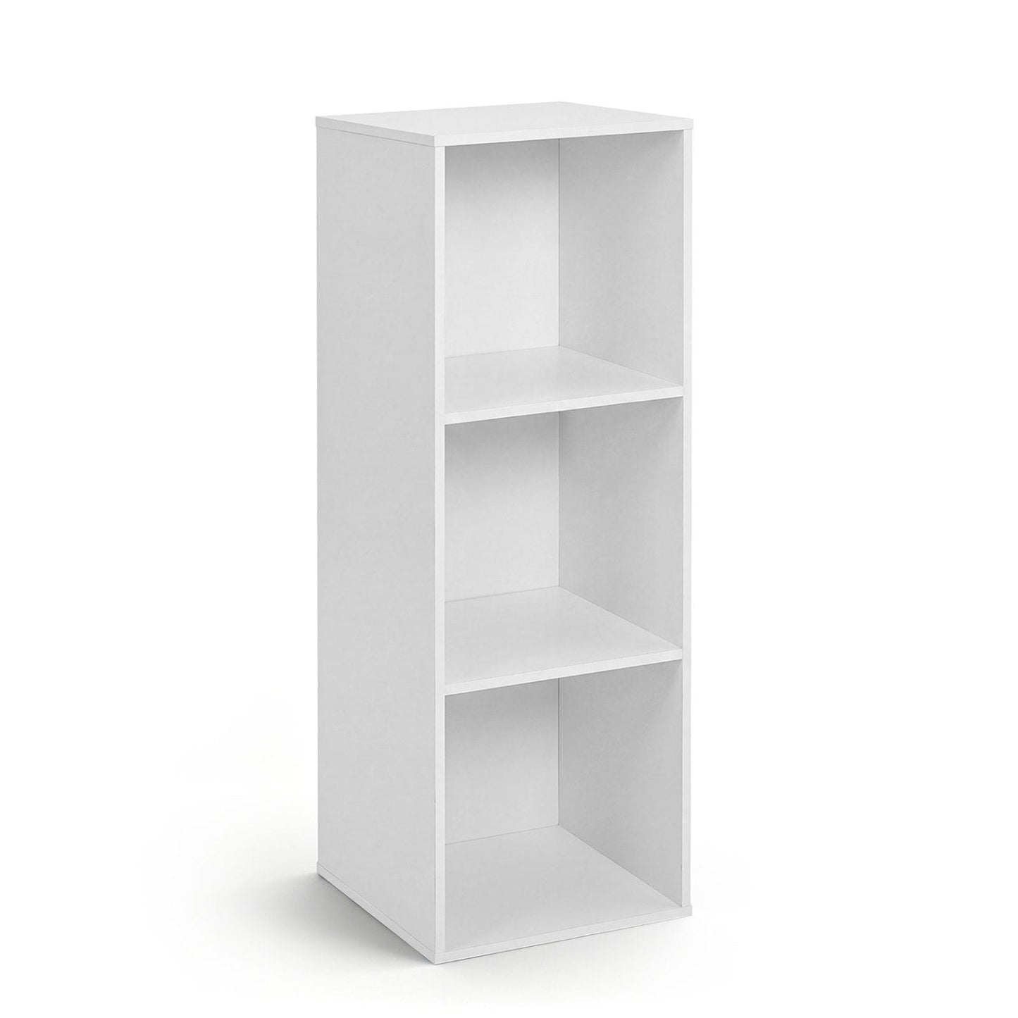 3-Cube Bookcase with Anti-Tipping Kits - White