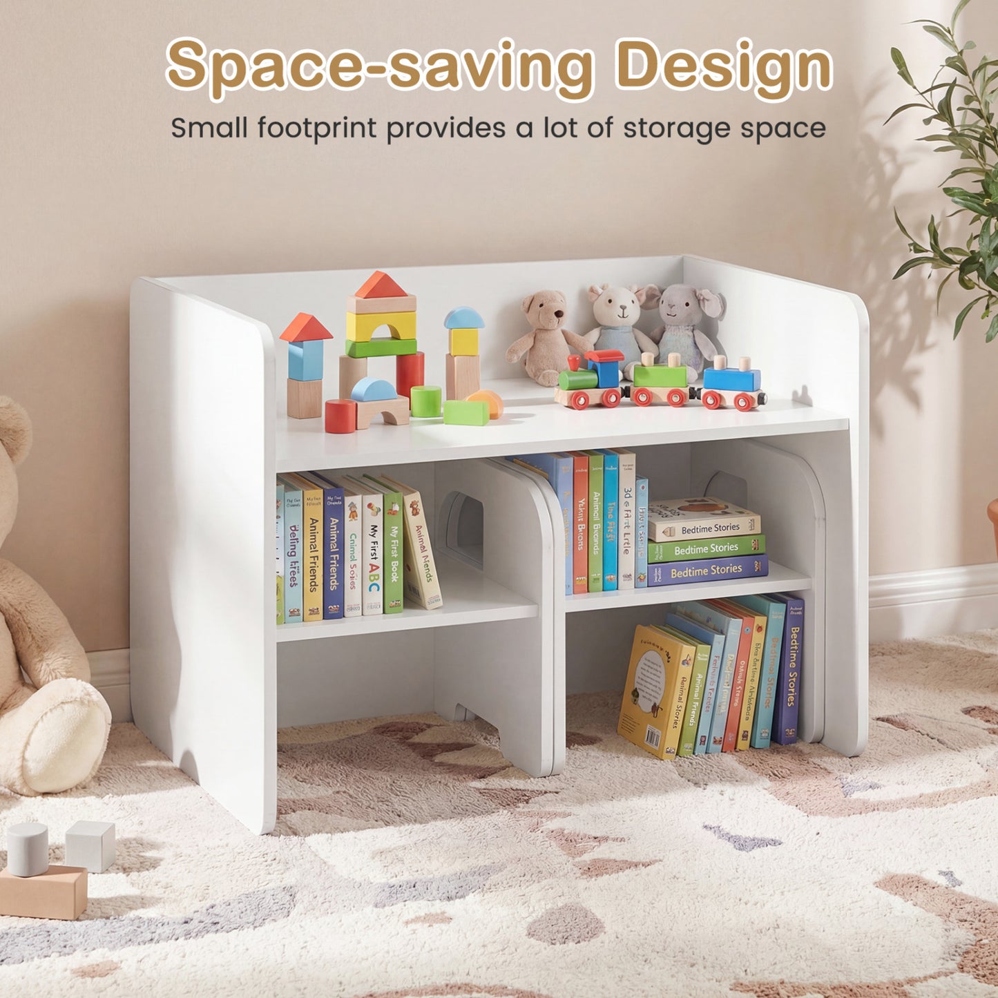 Kids Table and Chair Set with Chalkboard - 3 Piece