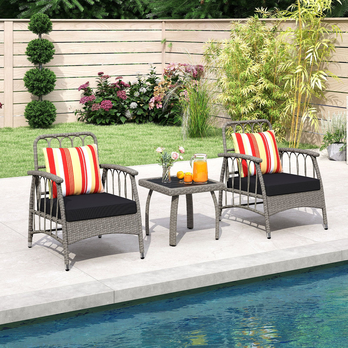 10 Feet Patio Cantilever Umbrella with Easy Tilt Adjustment