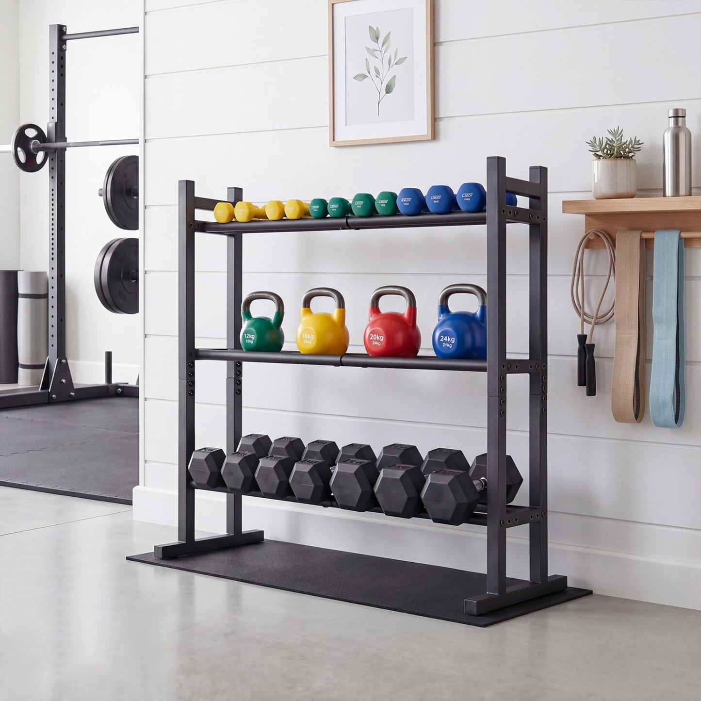 3-Tier Dumbbell Rack with 529 LB Capacity