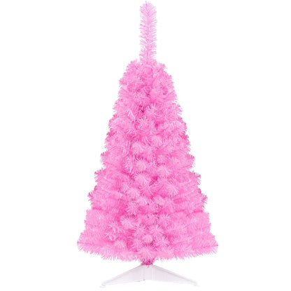 3 ft Premium Artificial Christmas Mini Tree with Stand-Pink