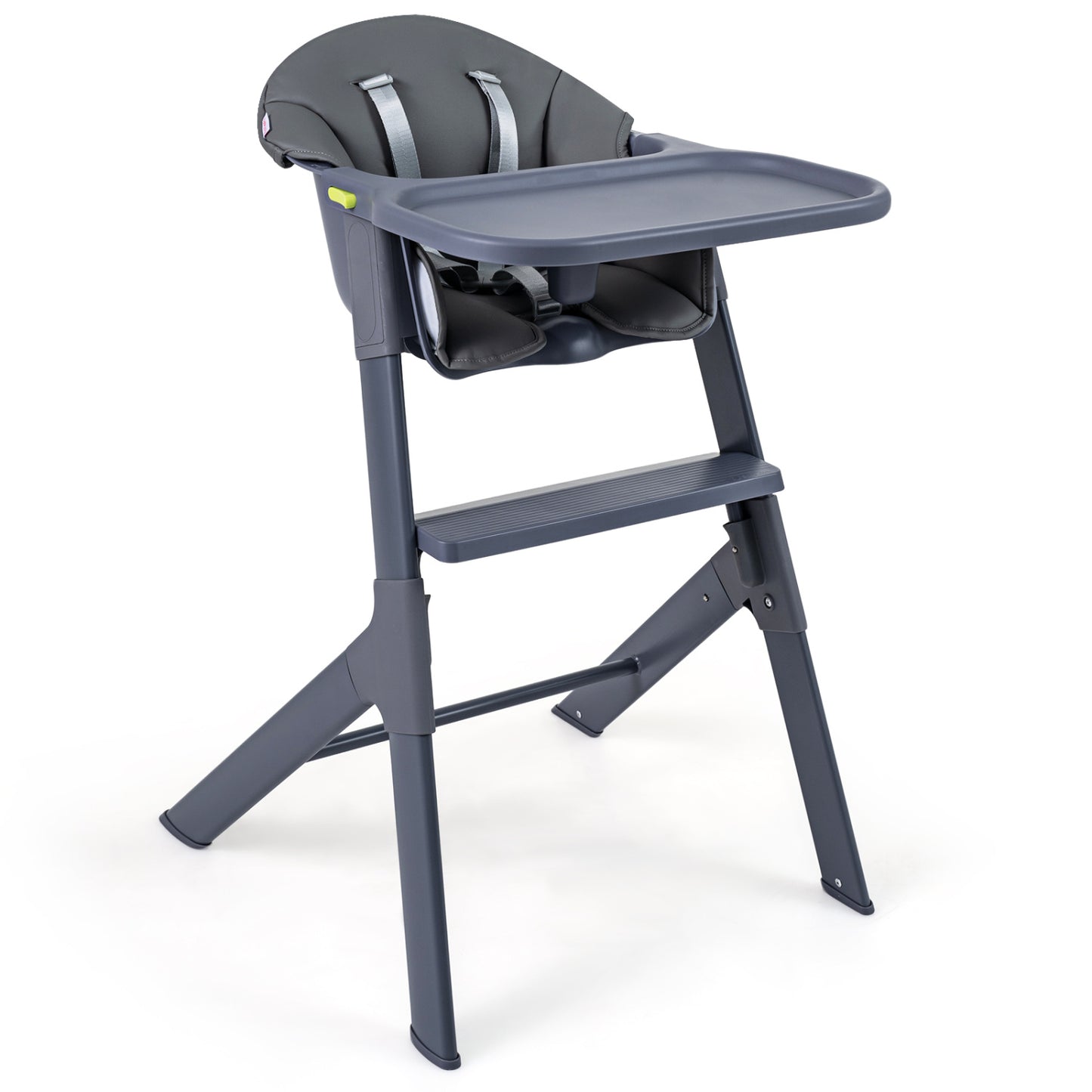 3-in-1 Convertible Baby High Chair with Tray and Footrest