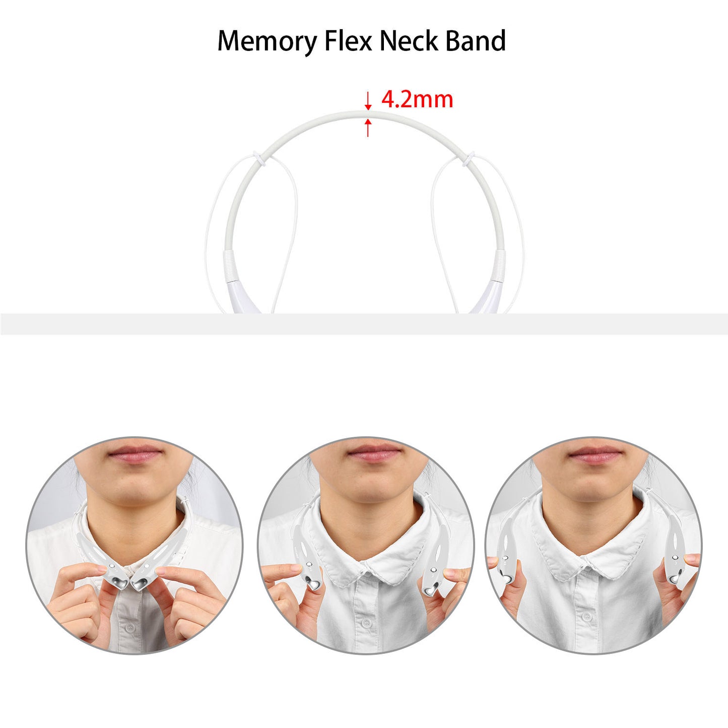 Wireless Sports Headset with Neck-Strap Design