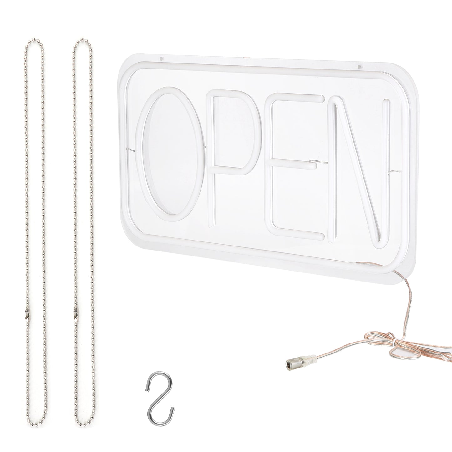 LED Open Sign 16.5x9.1in with 11 Brightness Levels