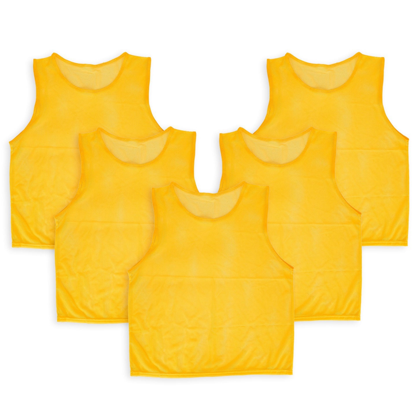 Mesh Scrimmage Vests 5-Pack for Team Sports Training