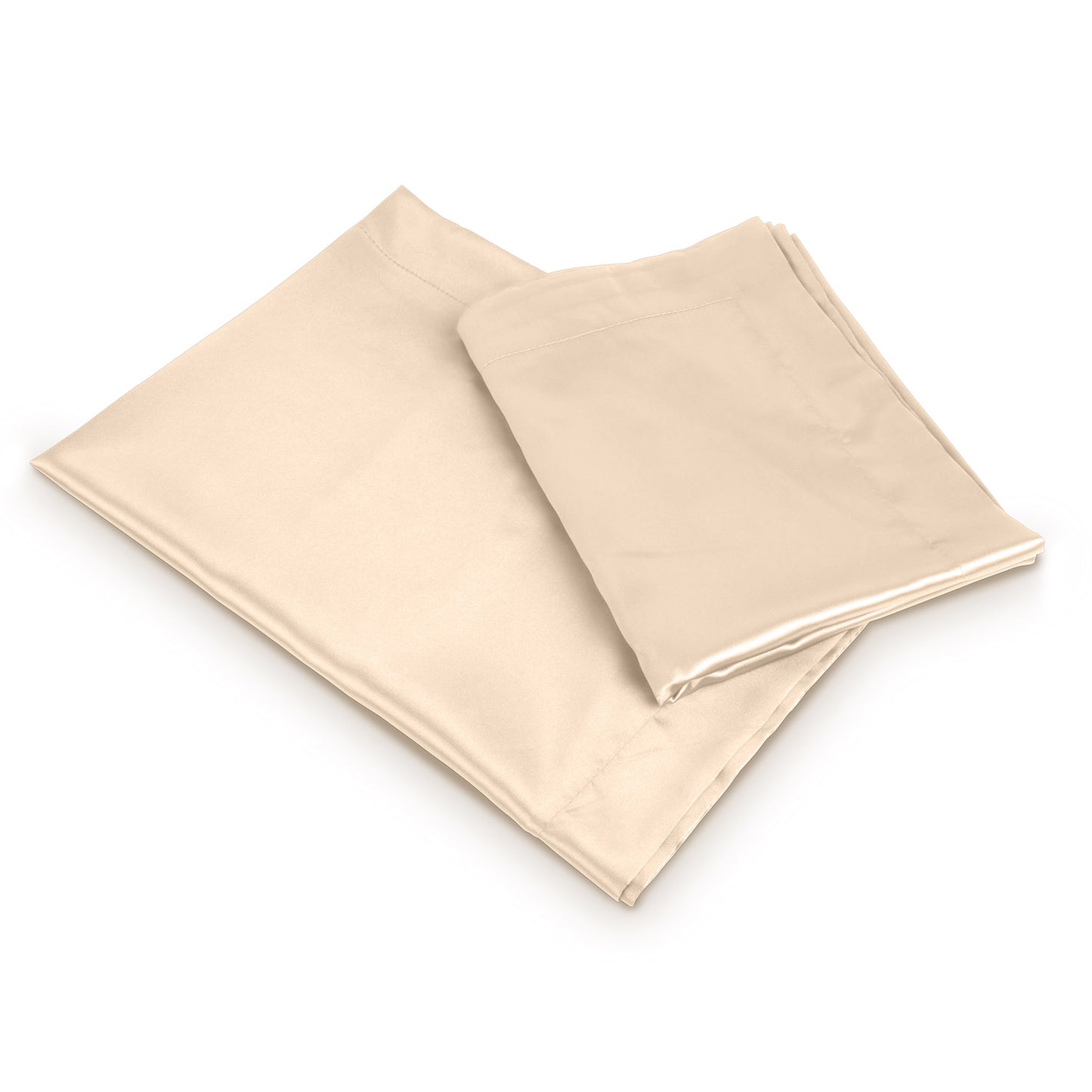 Satin Pillowcases Queen Size - 2 Pack Silky Smooth