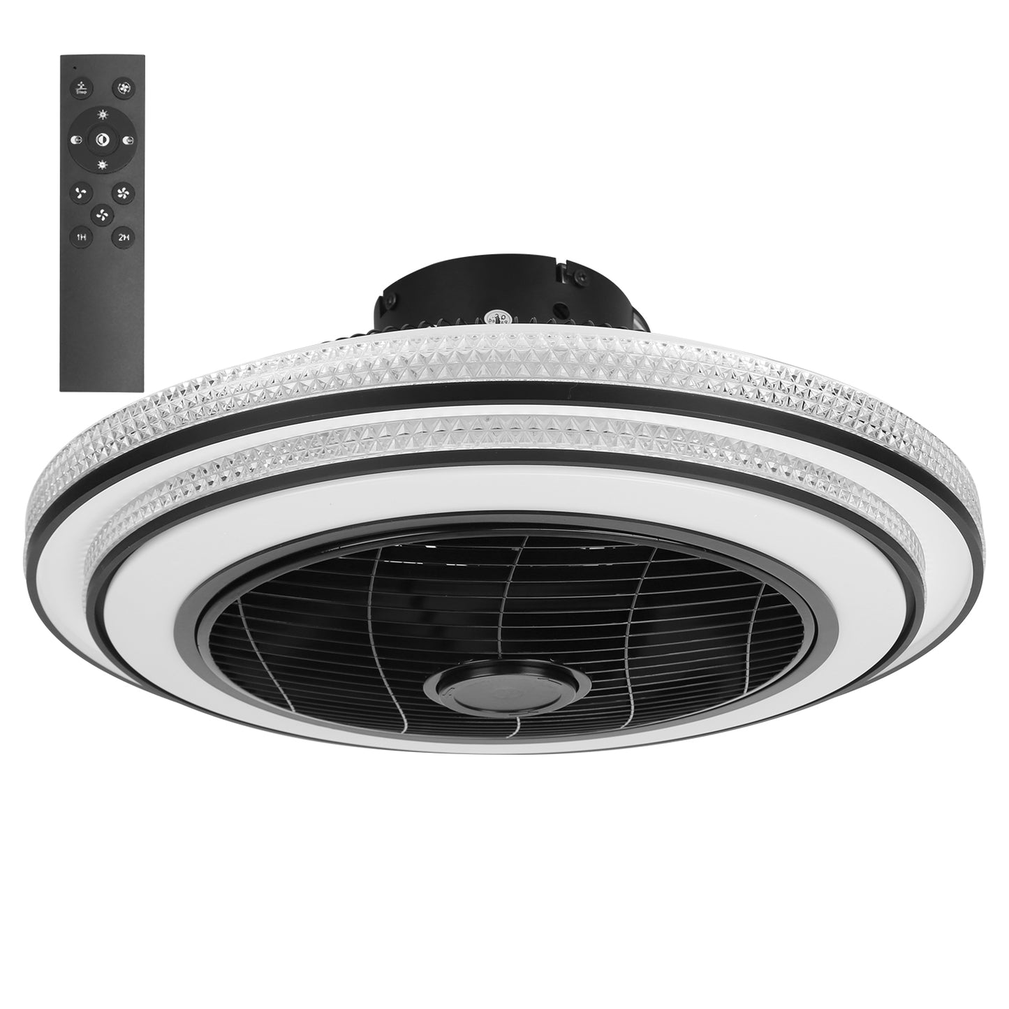 20.5" LED Ceiling Fan with Light and Remote Control