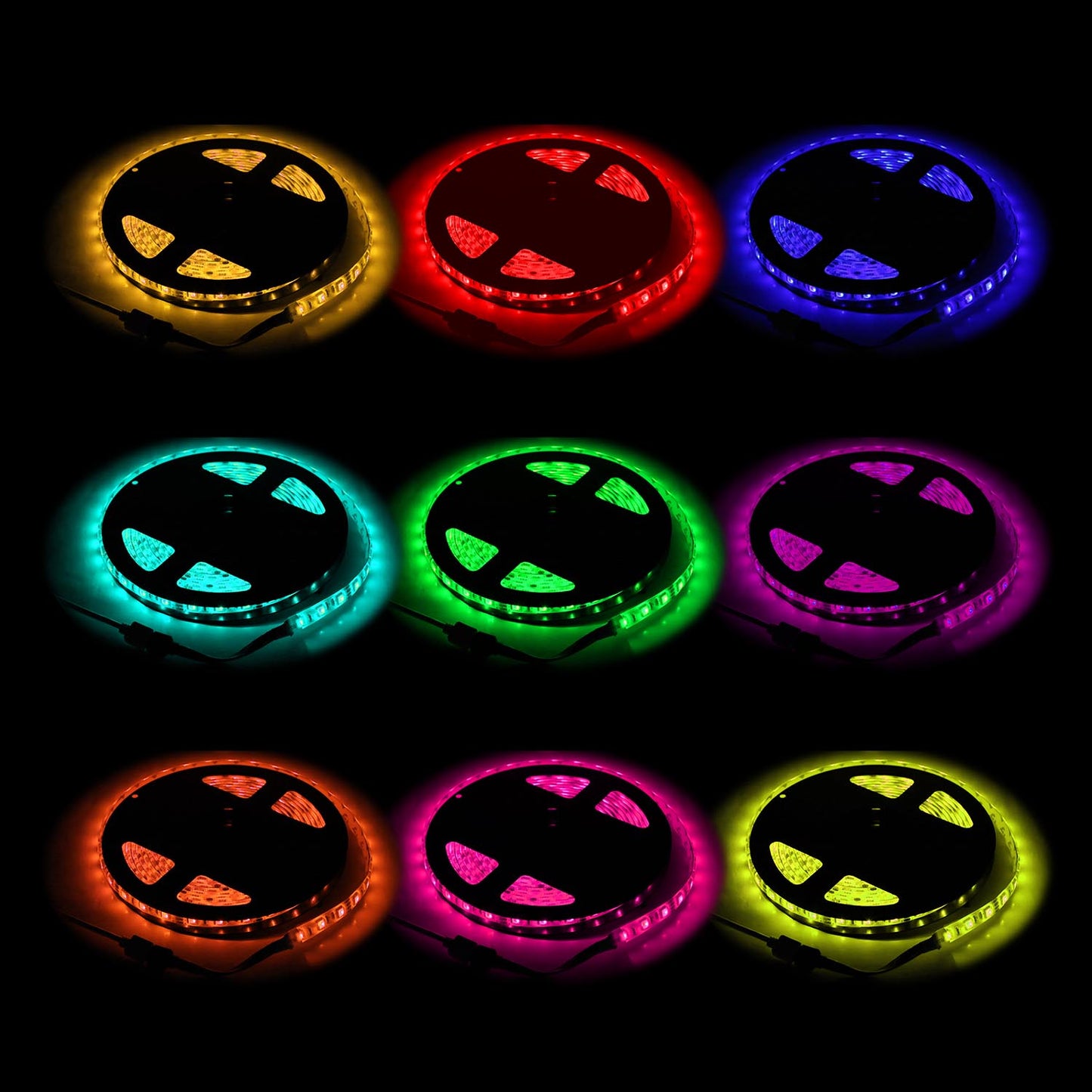 RGB LED Strip Light 16.4ft with Remote Control