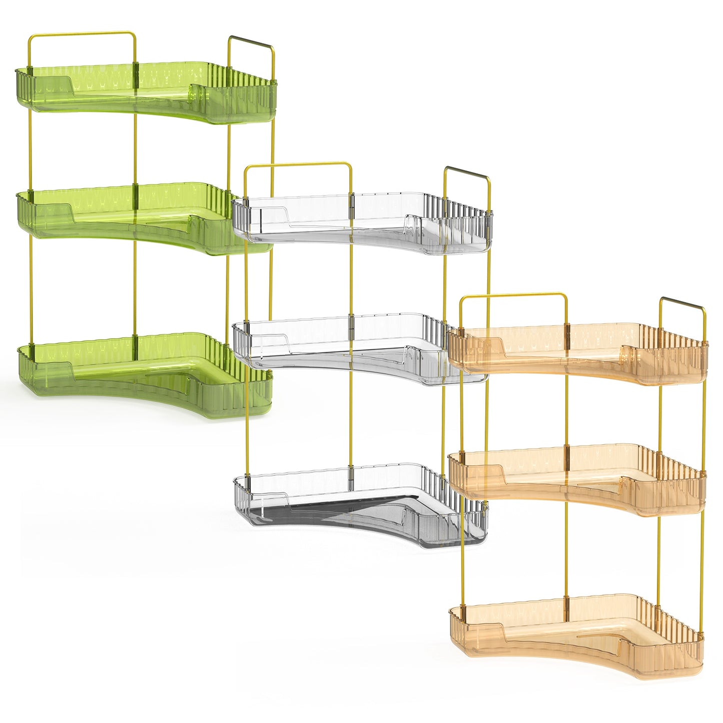 3-Tier Corner Countertop Organizer for Bathroom & Vanity