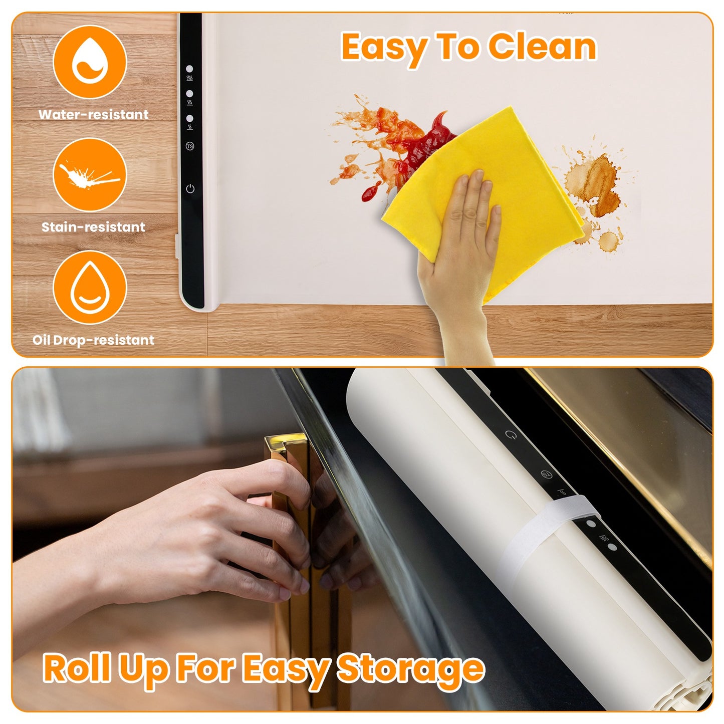 Electric Warming Tray with Adjustable Temperature Control