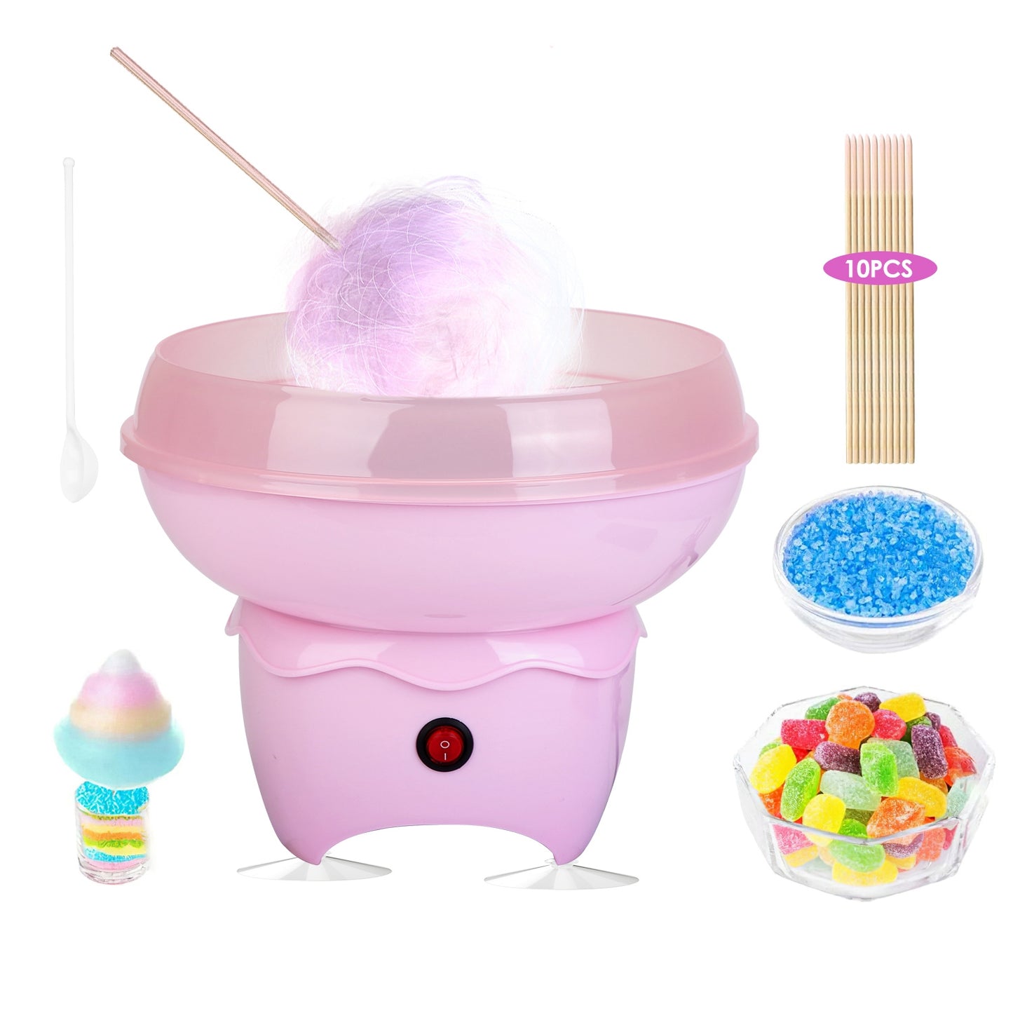 Cotton Candy Maker Machine for Kids - Electric & Portable