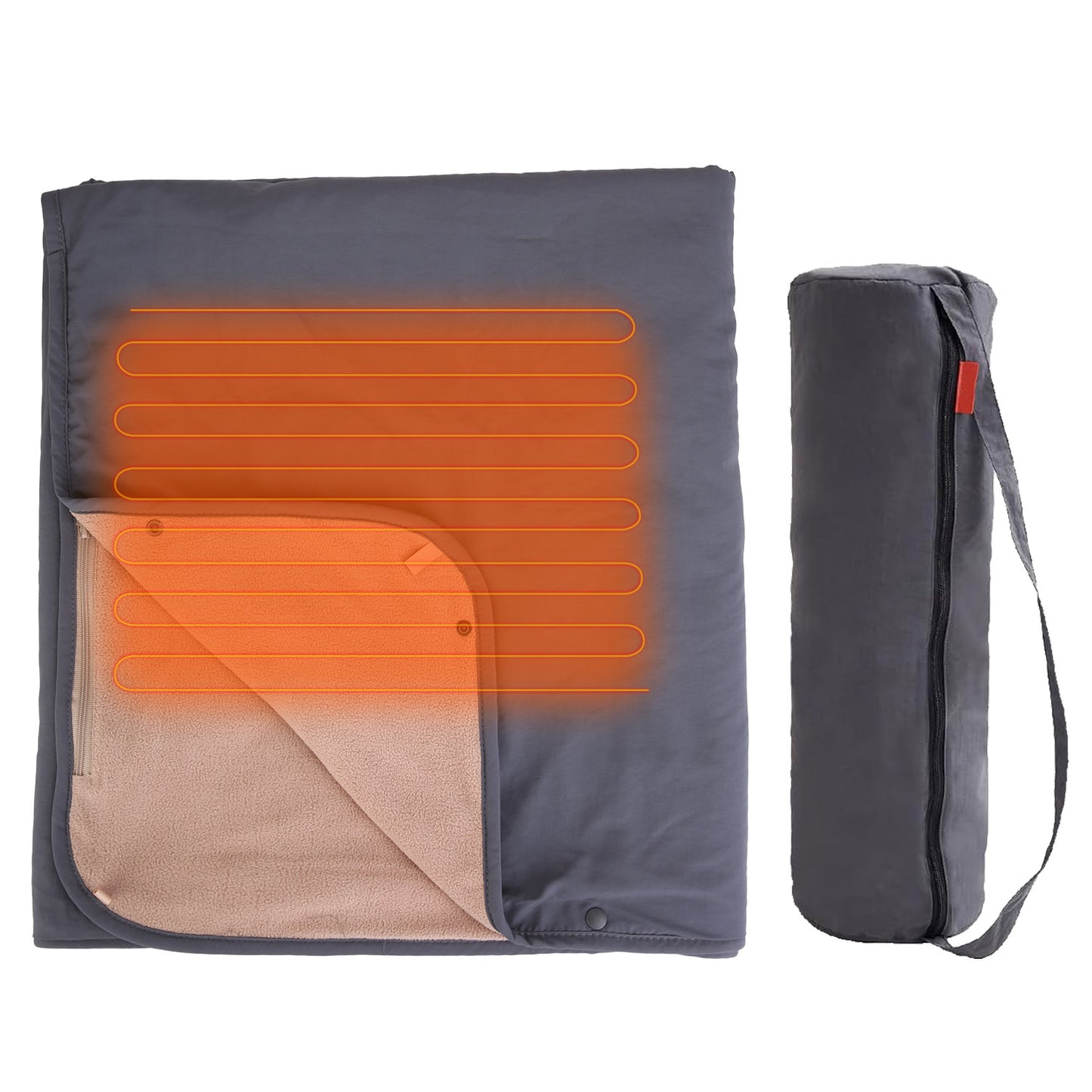 Electric Heated Throw Blanket with 3 Heat Levels & Auto Shutoff