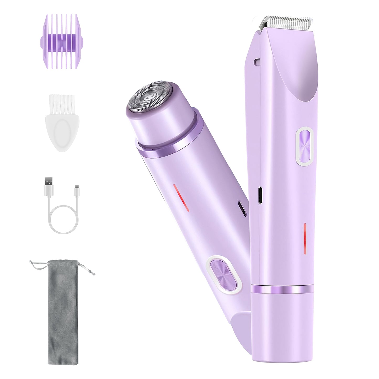 2-in-1 Bikini Trimmer for Women – Cordless & Waterproof