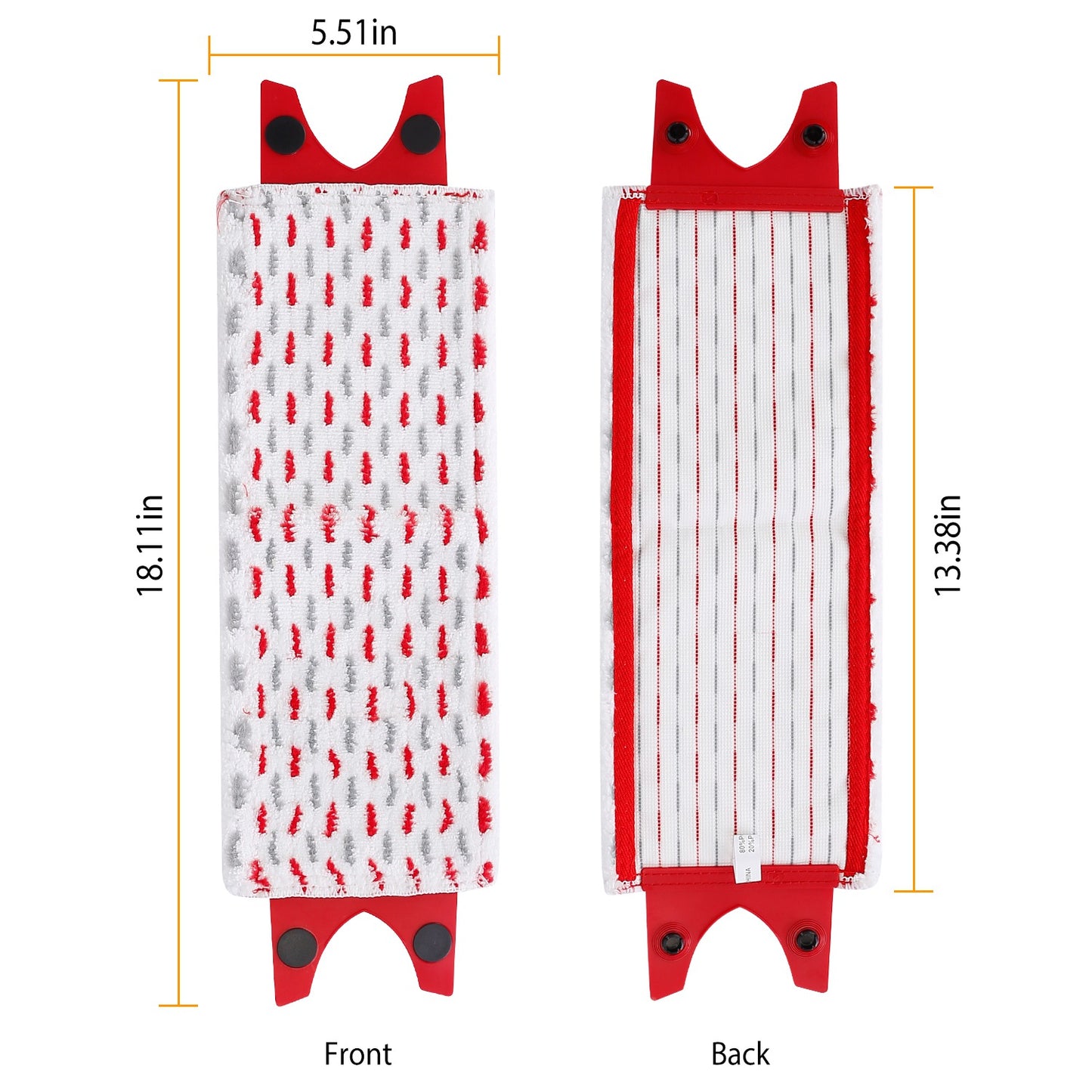 Fiber Mop Pads for Vileda Ultra Max – 2 Pack Washable
