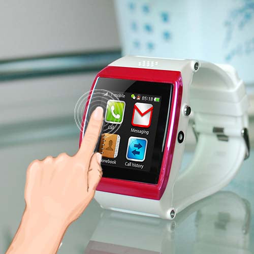 Smart Watch with Bluetooth Calling & Camera - Pink