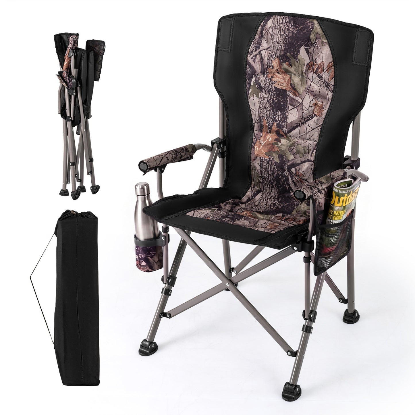 Portable Camping Chair with 400 LBS Capacity