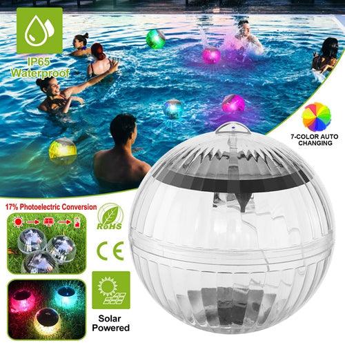 Solar LED Floating Ball Lights – IP65 Waterproof, 7-Color Changing