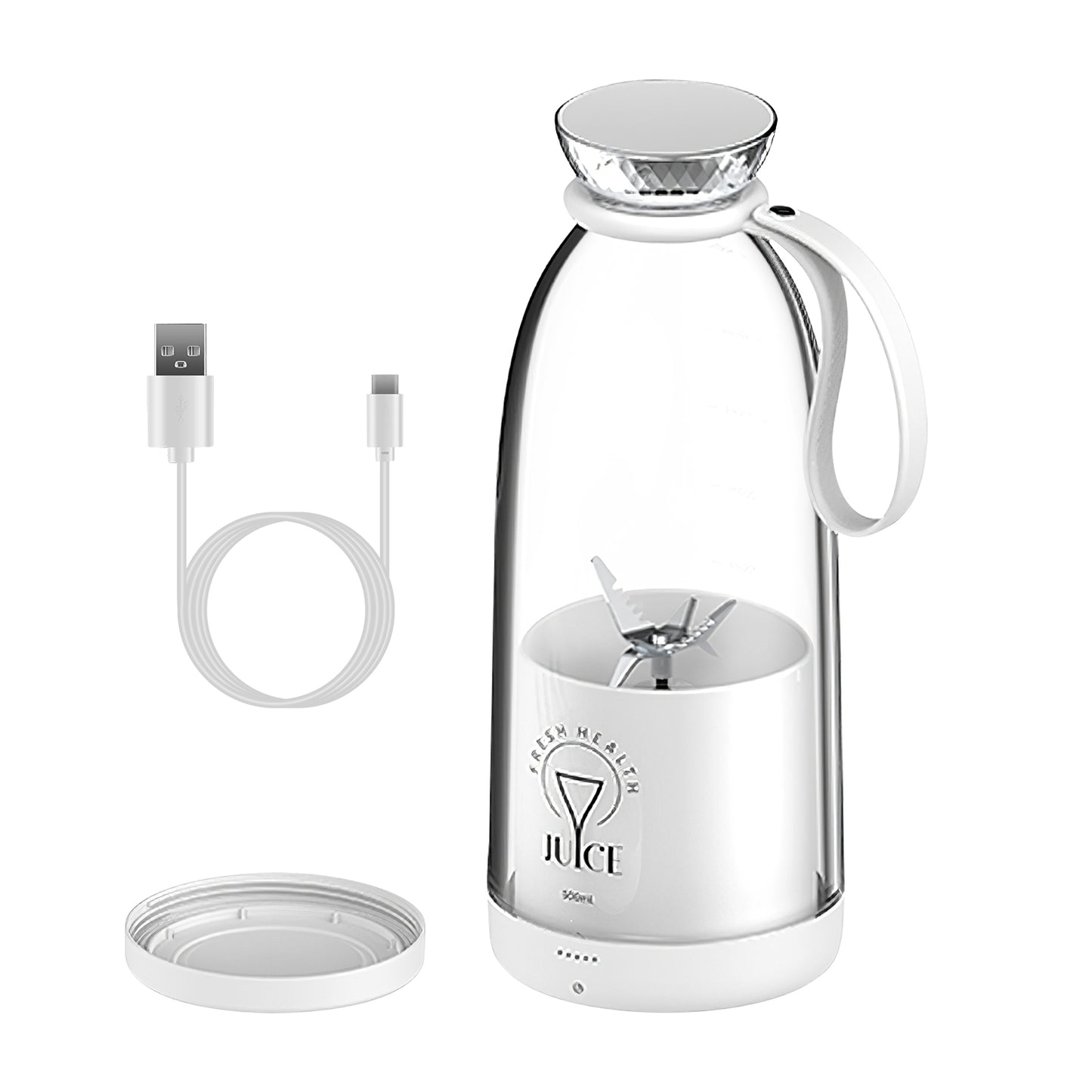 Portable Blender 16.9oz Rechargeable with 6 Stainless Blades