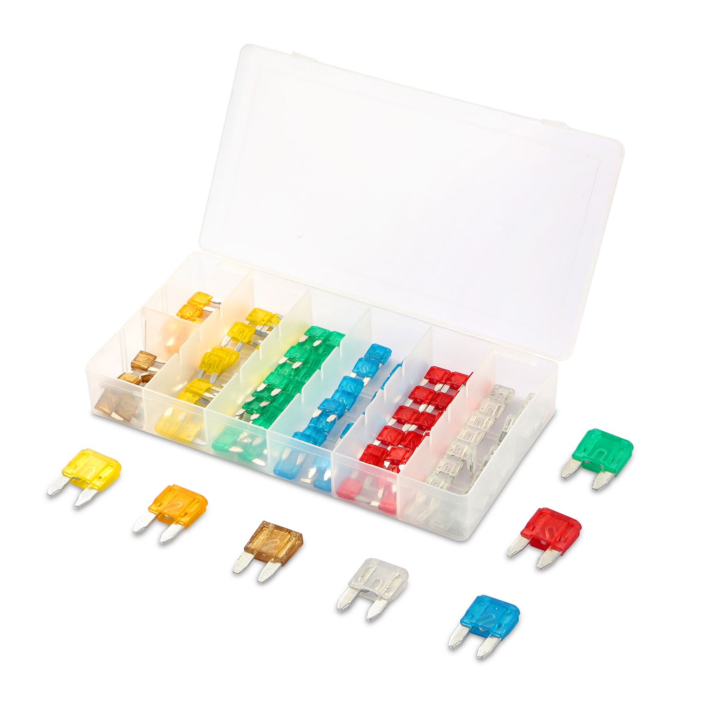 Auto Blade Fuse Set 120-Piece Assorted Kit with Storage Box