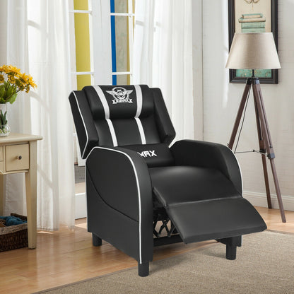 Gaming Recliner Chair with Massage and Footrest