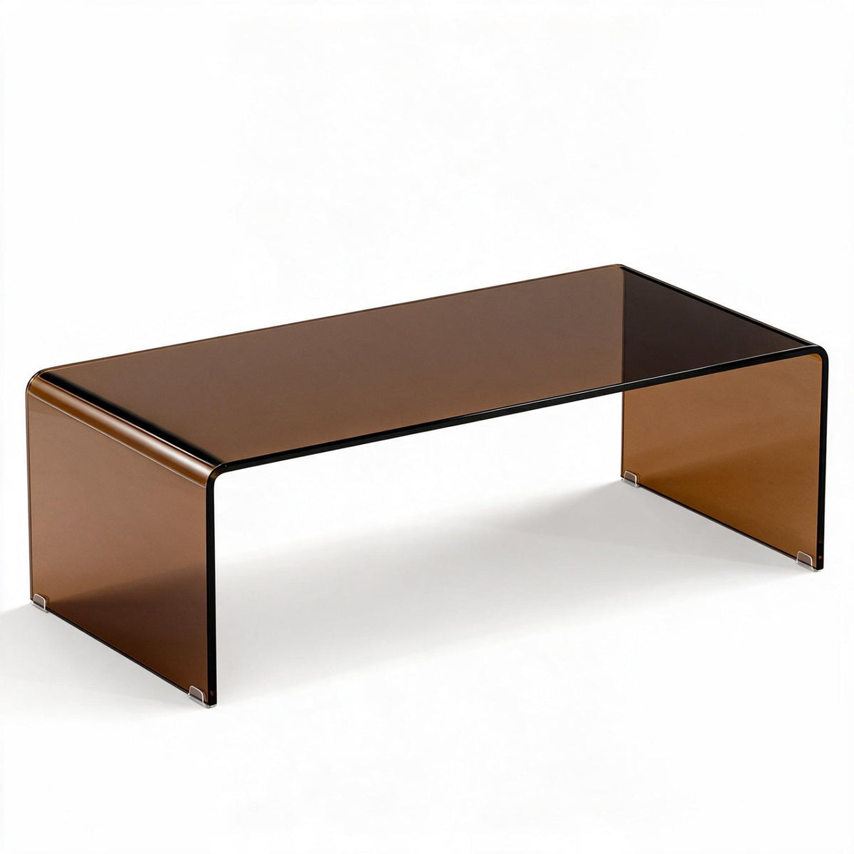 40-Inch Glass Coffee Table with Tempered Top