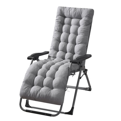 Chaise Lounger Cushion 67x22in with Secure Straps