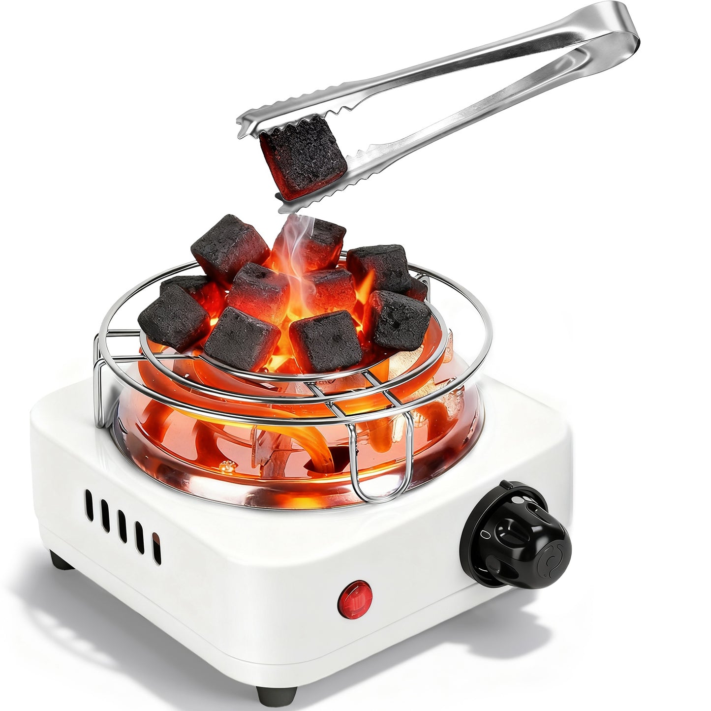 Electric Charcoal Burner 500W with 5 Temperature Settings