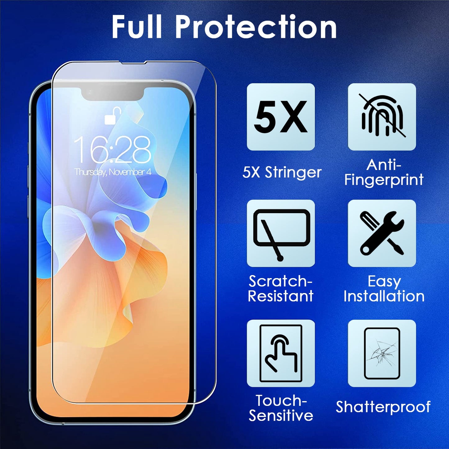Camera Lens Protector for iPhone 12/13/14 - 9H Tempered Glass