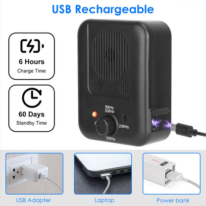 Ultrasonic Dog Bark Control Device with 3 Frequency Levels