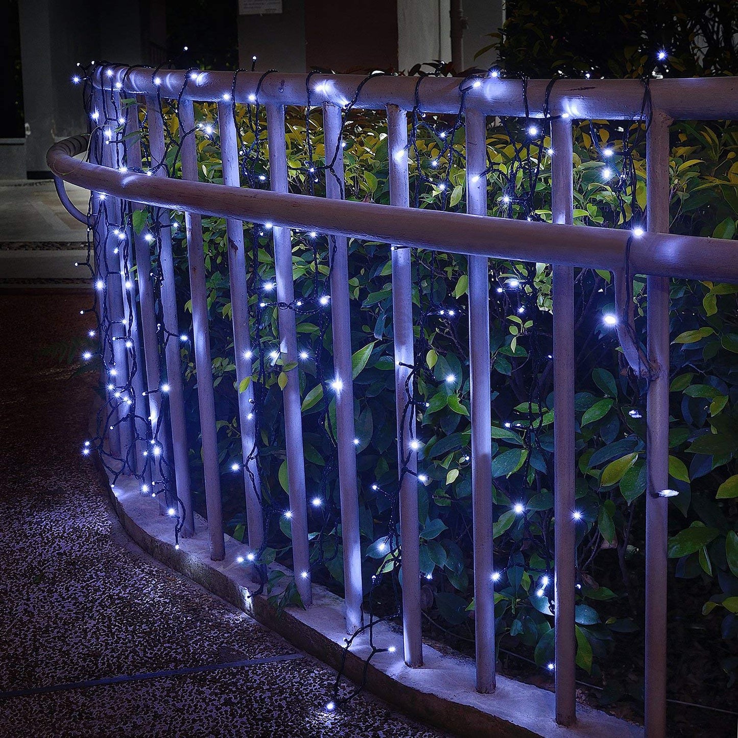 Solar String Lights 100 LED 40ft Outdoor Waterproof Cool White
